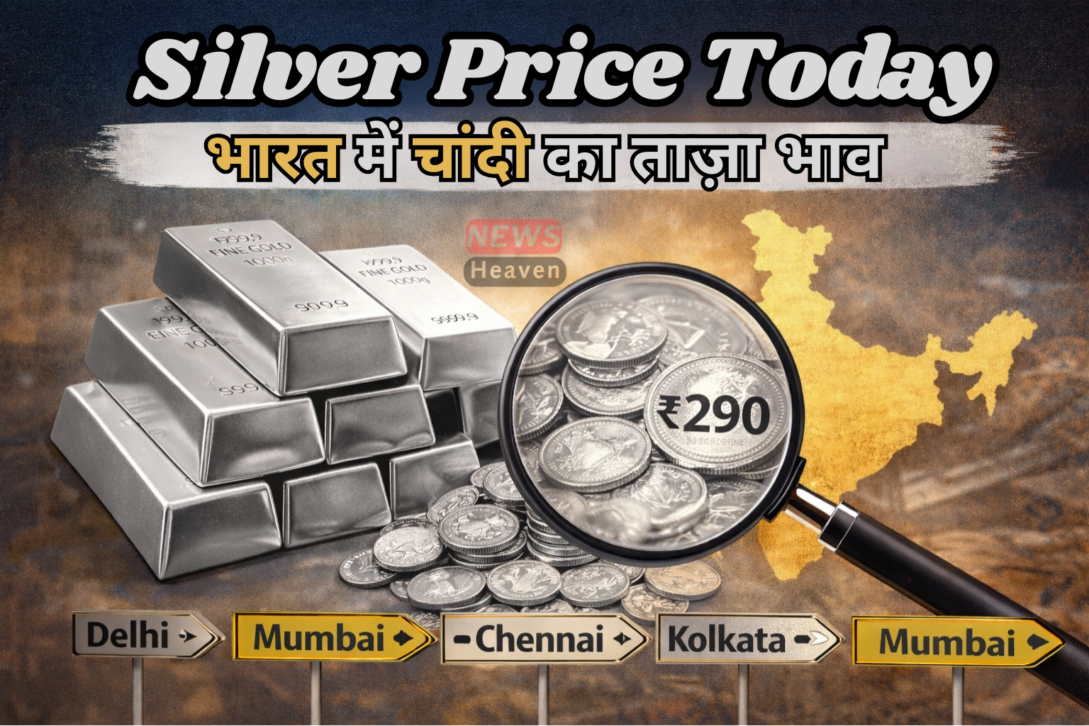 चांदी का भाव